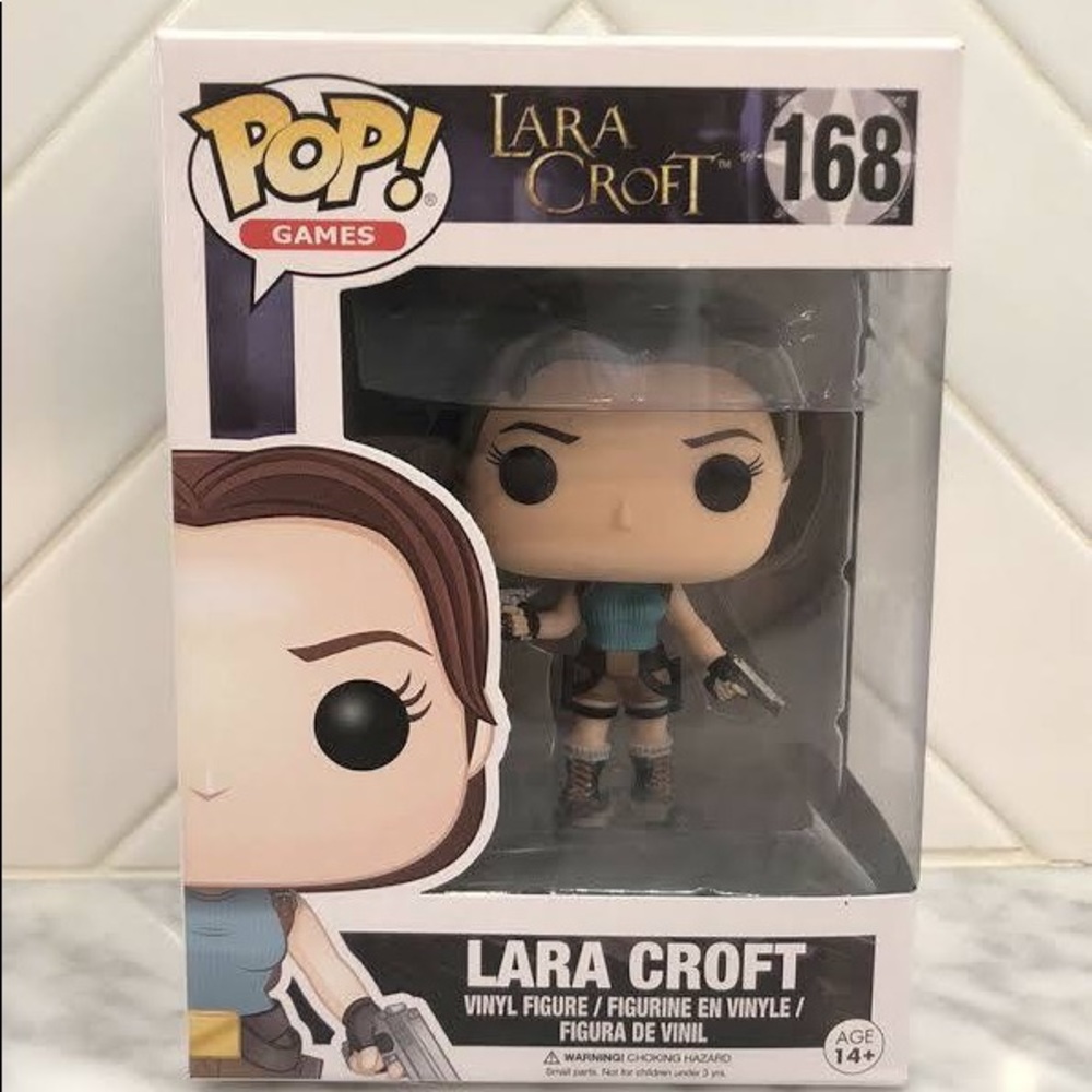 Funko POP! Games Tomb Raider Lara Croft #168  Retired Vaulted NEW IN BOX